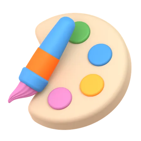 Paint Brush  3D Icon