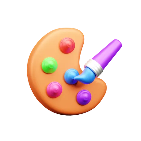 Paint brush  3D Icon