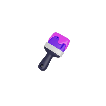 Paint Brush  3D Icon