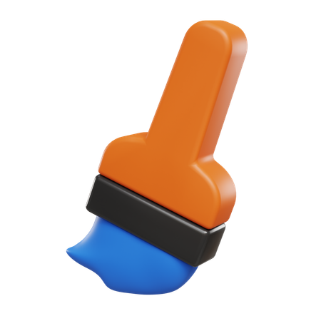 Paint Brush  3D Icon