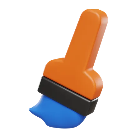 Paint Brush  3D Icon