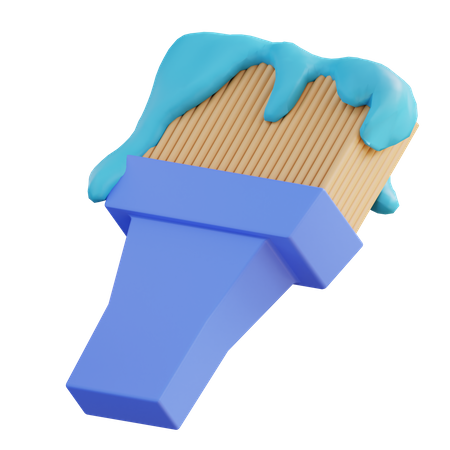 Paint Brush  3D Icon