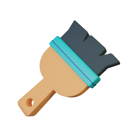 Paint Brush  3D Icon