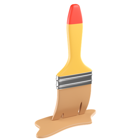 Paint Brush  3D Icon