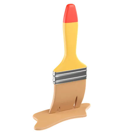 Paint Brush  3D Icon