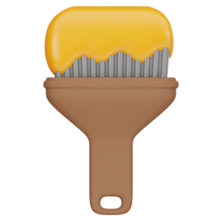 Paint Brush  3D Icon