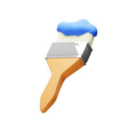 Paint Brush  3D Icon