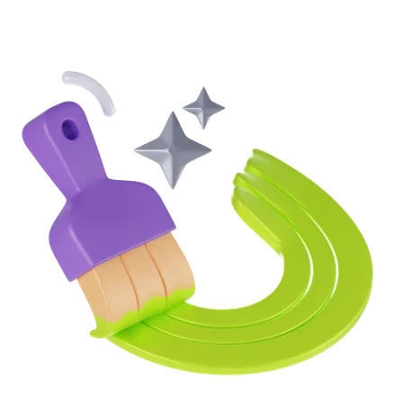 Paint Brush  3D Icon