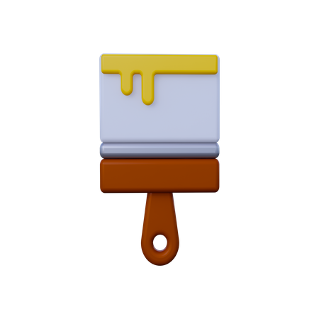 Paint Brush  3D Icon