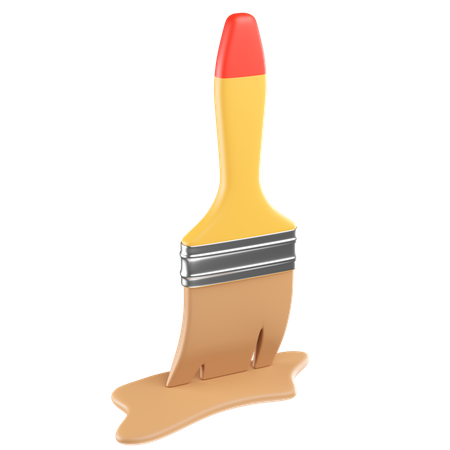 Paint Brush  3D Icon