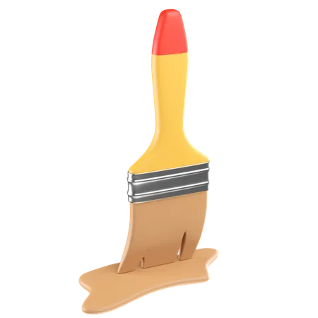 Paint Brush  3D Icon