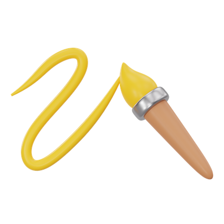 Paint Brush  3D Icon