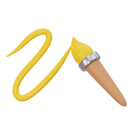 Paint Brush  3D Icon