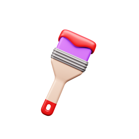 Paint Brush  3D Icon