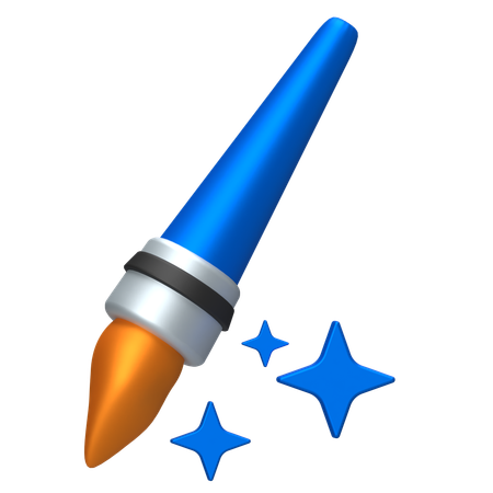 Paint Brush  3D Icon