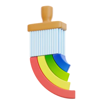 Paint Brush  3D Icon