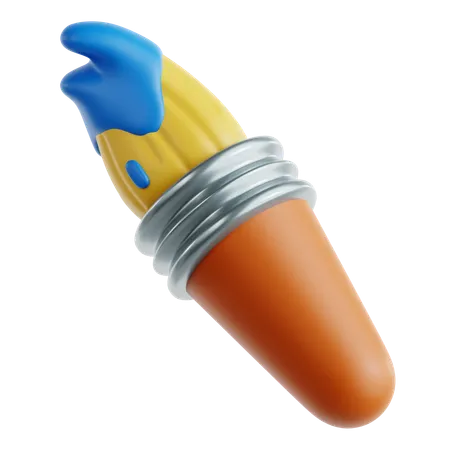 Paint Brush  3D Icon