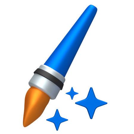 Paint Brush  3D Icon