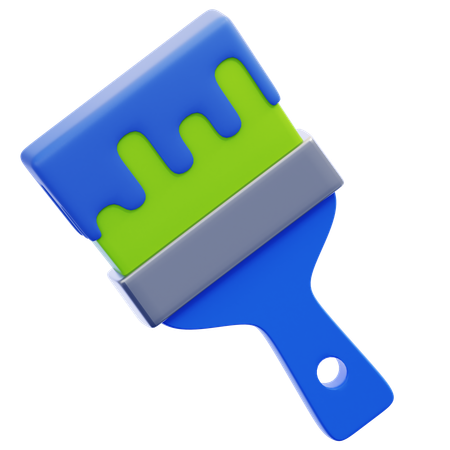 Paint Brush  3D Icon