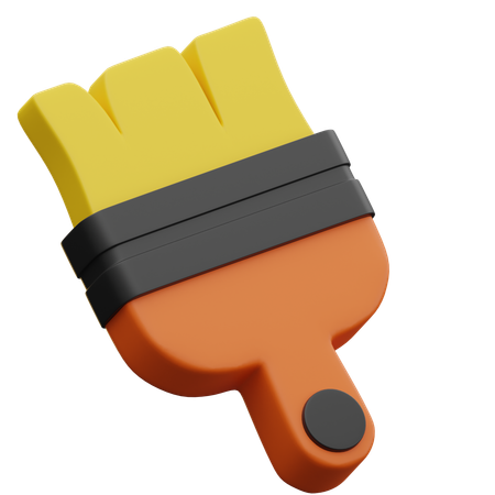 Paint Brush  3D Icon