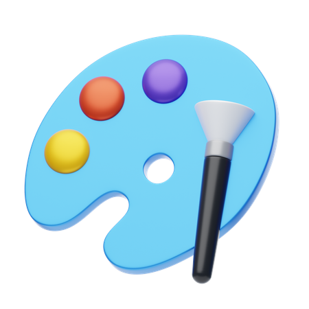 Paint Brush  3D Icon