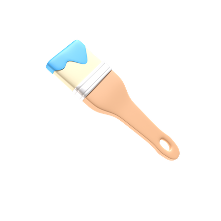 Paint Brush  3D Illustration