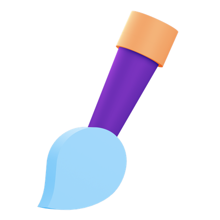 Paint Brush  3D Illustration