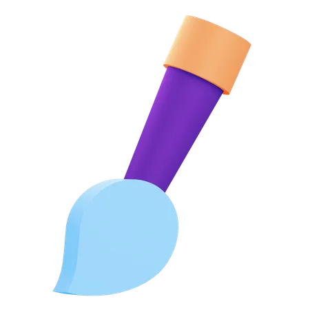 Paint Brush  3D Illustration