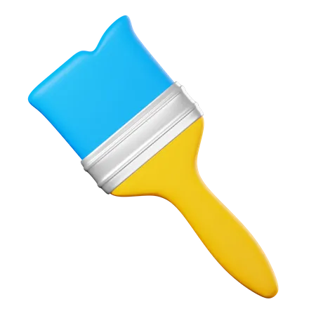 Paint Brush 3 D Icon 3D Icon