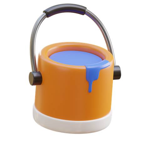 Paint bucket  3D Icon