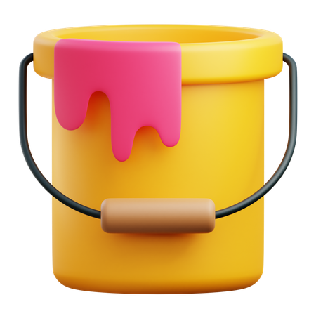 Paint Bucket  3D Icon