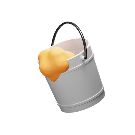 Paint Bucket  3D Icon