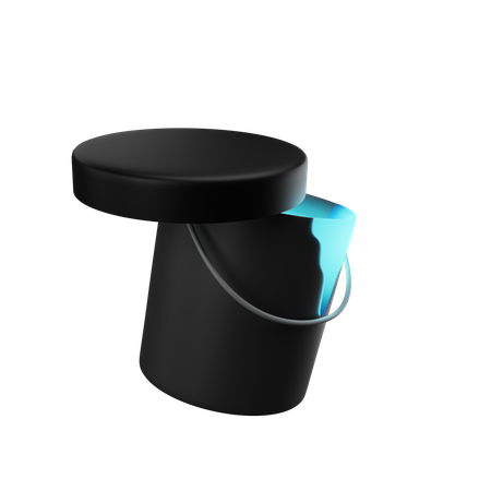 Paint Bucket  3D Icon