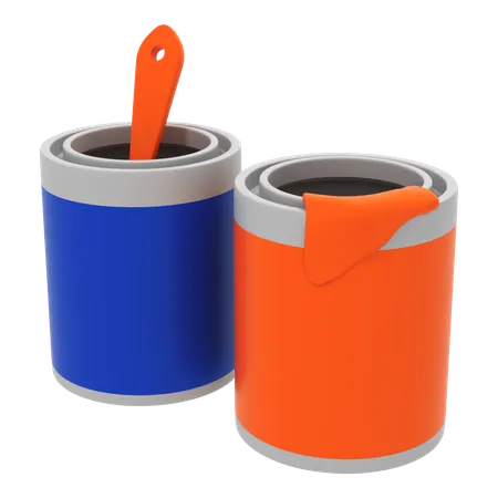 Paint Bucket  3D Icon