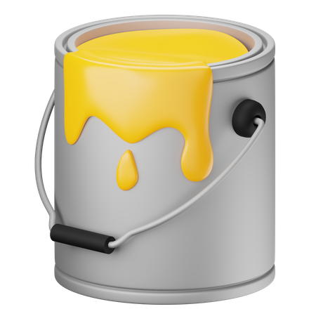 Paint Bucket  3D Icon