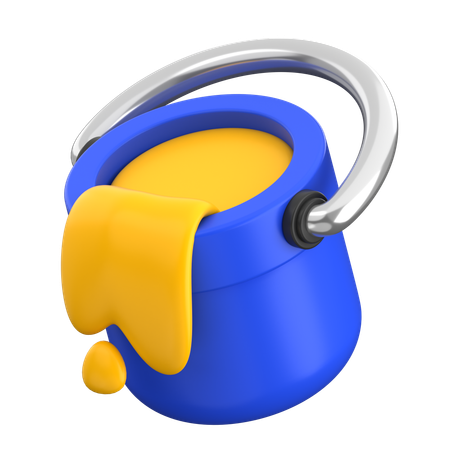 Paint Bucket  3D Icon