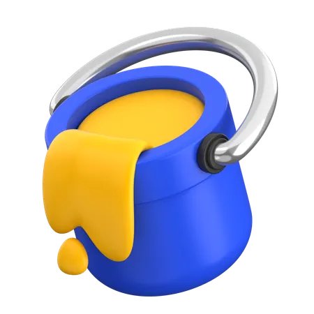 Paint Bucket  3D Icon
