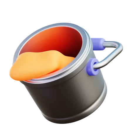 Paint Bucket  3D Icon