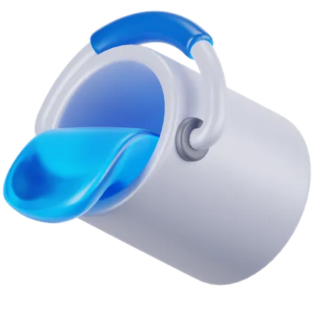 Paint Bucket  3D Icon