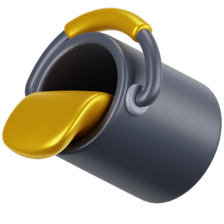 Paint Bucket  3D Icon