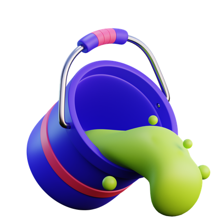 Paint Bucket  3D Icon