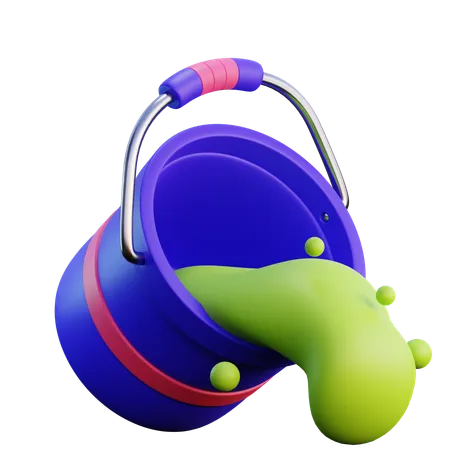 Paint Bucket  3D Icon