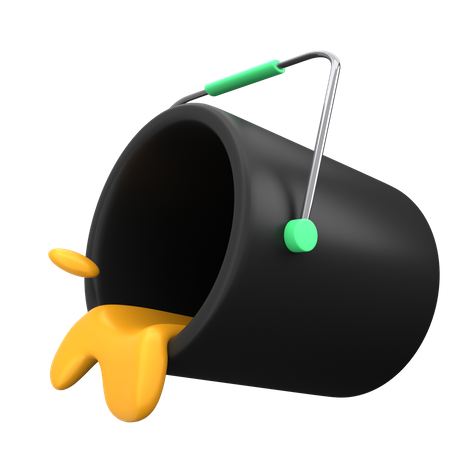 Paint Bucket  3D Icon