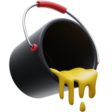 Paint Bucket  3D Icon