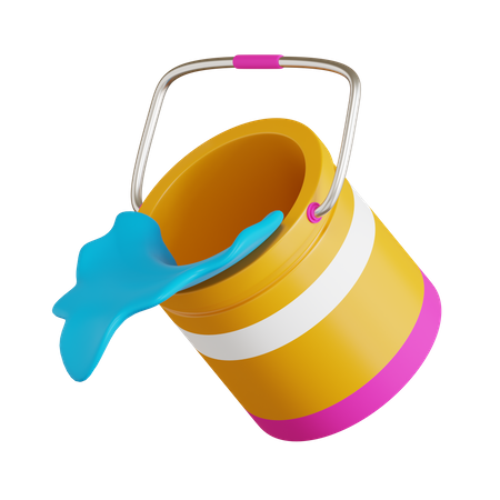 Paint Bucket  3D Icon