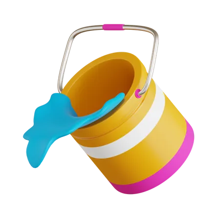 Paint Bucket  3D Icon