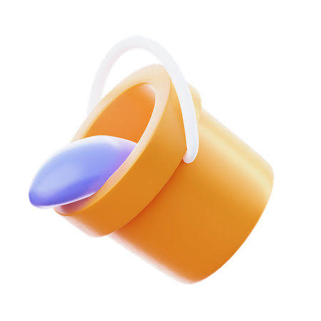 Paint Bucket  3D Icon