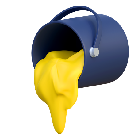 Paint Bucket  3D Icon