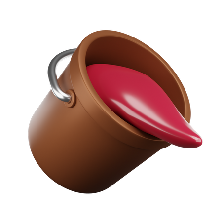 Paint Bucket  3D Icon