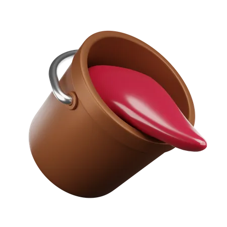 Paint Bucket  3D Icon